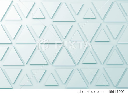 Abstract blue toned triangles pattern 46615901