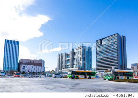 (東京都市景觀)東京電訊港站6周圍的風景 (東京都市景觀)東京電訊港站6周圍的風景 46615945