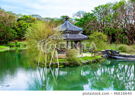 Okinawa Prefecture Naha City Shikinaen Hexagonal Hall 46616640