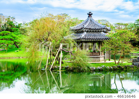 Okinawa Prefecture Naha City Shikinaen Hexagonal Hall Okinawa Prefecture Naha City Shikinaen Hexagonal Hall 46616646