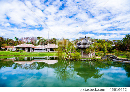Okinawa Prefecture Naha City Shikinaen Hexagonal Hall and Goten Okinawa Prefecture Naha City Shikinaen Hexagonal Hall and Goten 46616652