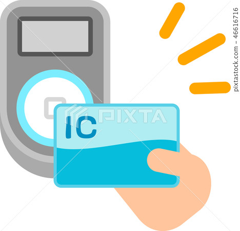 Image of payment by IC card Image of payment by IC card 46616716