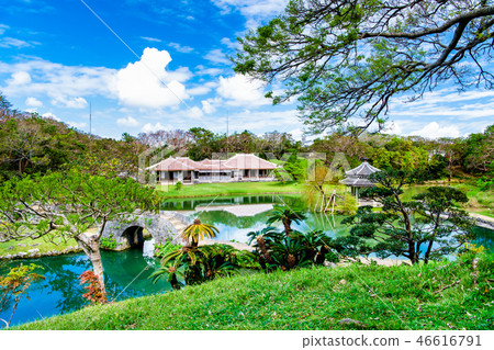 Okinawa Prefecture Naha City Shikinaen Shinji Pond Okinawa Prefecture Naha City Shikinaen Shinji Pond 46616791