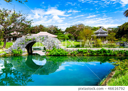 沖繩縣那霸市Shikinoen大石橋和Aragodo 沖繩縣那霸市Shikinoen大石橋和Aragodo 46616792