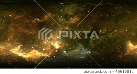 360 degree space nebula panorama 46616813
