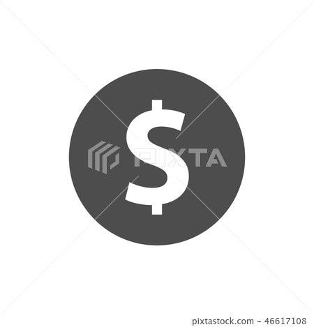 Money coin flat icon vector illustration Isolated Money coin flat icon vector illustration Isolated 46617108