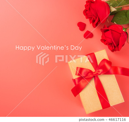 Valentine's Day White Valentine's Day Gift Ribbon Rose Pantone 2019 Representative color living coral 46617116