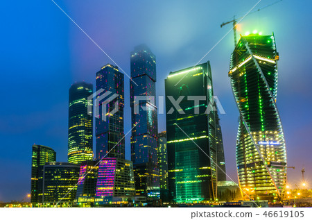 Night view on Moscow City 46619105