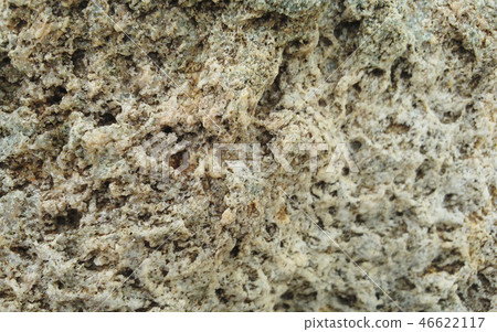 Rough raw tufa stone surface texture 46622117