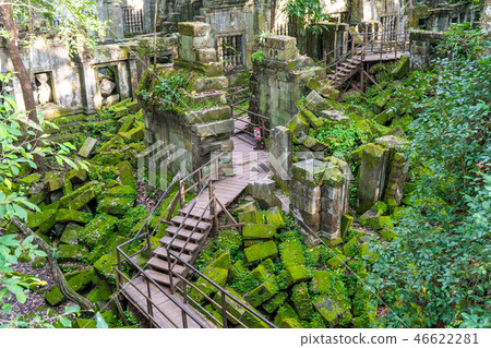 Beng Mealea buddhist temple of Angkor Beng Mealea buddhist temple of Angkor 46622281