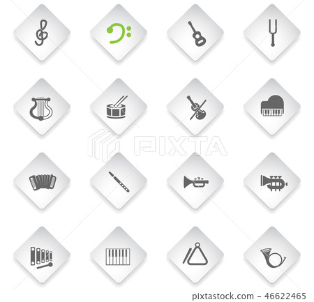 classic instruments icon set - Stock Illustration [46622465] - PIXTA