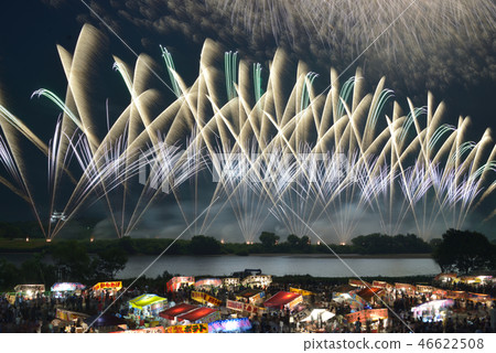 Fireworks of Tone River 46622508
