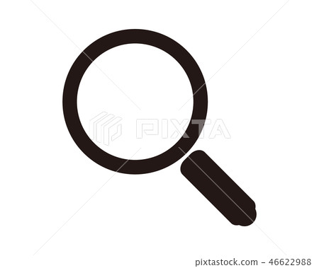 Magnifying glass loupe magnifier vector 46622988