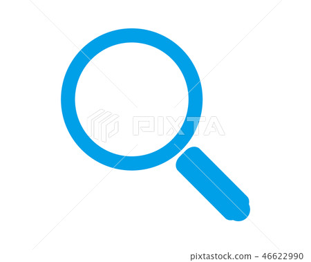 Magnifying glass loupe magnifier vector 46622990