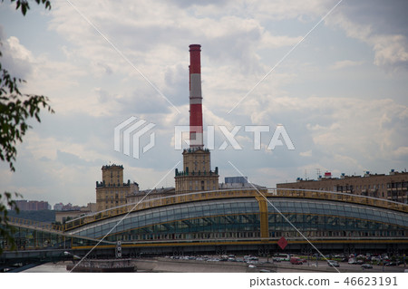 Bogdan Khmelnitsky Pedestrian Bridge,Moscow;Russia 46623191