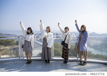 Women's trip commemorative photo in Onomichi 46623710