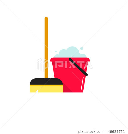 Cleaning supplies vector illustration isolated on white background 46623751