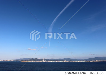 飛機雲 飛機雲 46624138