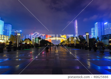 深圳市福田區夜景 46625666