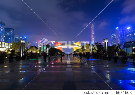 深圳市福田區夜景 深圳市福田區夜景 46625668