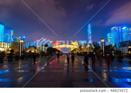 深圳市福田區夜景 46625672