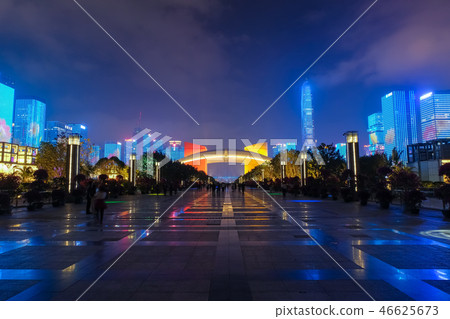 深圳市福田區夜景 46625673