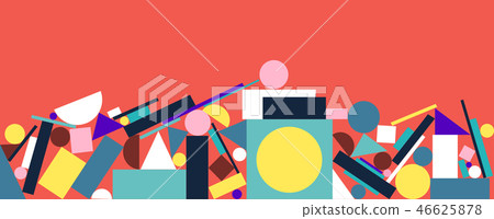 Surreal geometric background Surreal geometric background 46625878