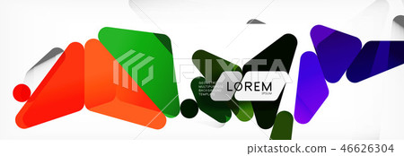 Mosaic triangular low poly style abstract geometric background. Polygonal vector. Abstract white Mosaic triangular low poly style abstract geometric background. Polygonal vector. Abstract white 46626304