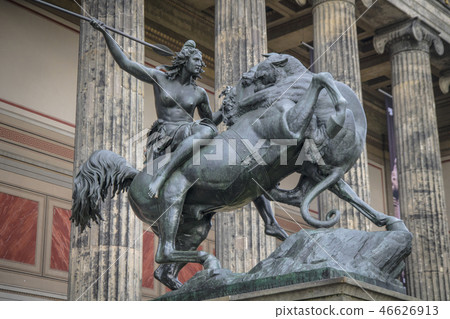 sculpture near the Old Museum Altes Museum Berlin sculpture near the Old Museum Altes Museum Berlin 46626913