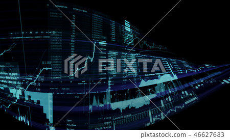 Stock indexes in the virtual space Stock indexes in the virtual space 46627683