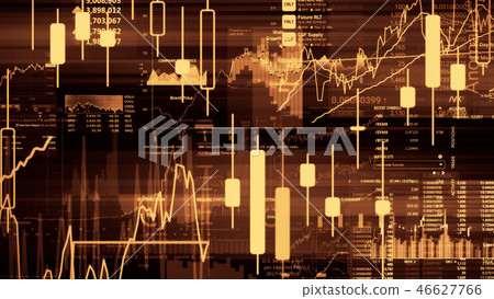 Stock indexes in the virtual space 46627766