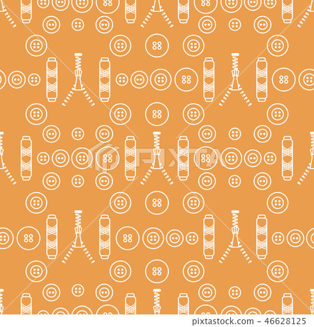 Sewing and needlework seamless pattern 46628125