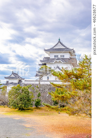 The ruins of the castle tower Iga Ueno Castle The ruins of the castle tower Iga Ueno Castle 46628677