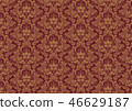 華麗的錦緞圖案 46629187