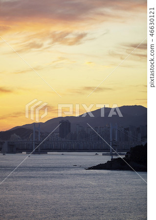 Gwangan Grand Bridge, Gwangalli Beach, Dongbaek Island, Hwangryeongsan, Suyu-gu, Busan Gwangan Grand Bridge, Gwangalli Beach, Dongbaek Island, Hwangryeongsan, Suyu-gu, Busan 46630121