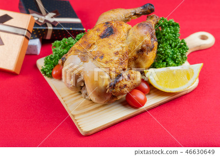 Roast chicken Christmas chicken Christmas image December 46630649