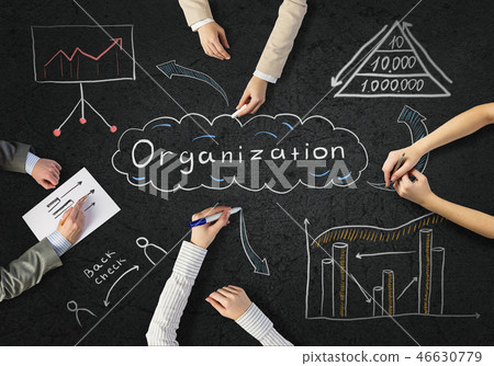 Businessteam working in collaboration Businessteam working in collaboration 46630779