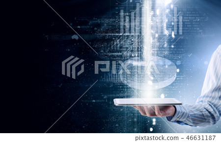 Financial tablet application Financial tablet application 46631187