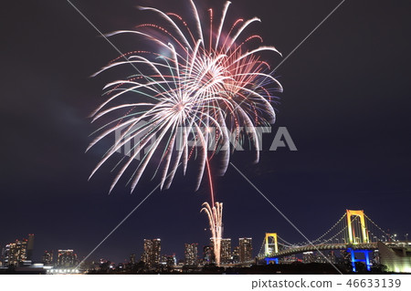 Odaiba Rainbow Fireworks 2018 Star Mine Odaiba Rainbow Fireworks 2018 Star Mine 46633139