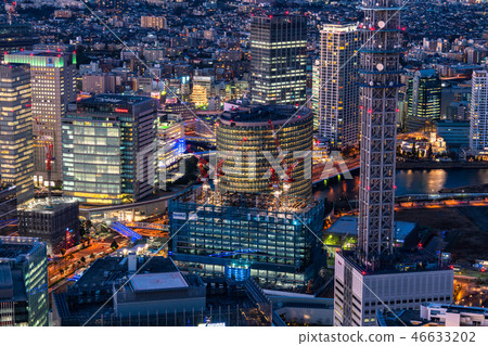 "Kanagawa Prefecture" Yokohama Minatomirai · Twilight Night View "Kanagawa Prefecture" Yokohama Minatomirai · Twilight Night View 46633202