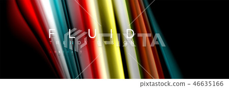 Abstract wave line water 3d background. Wave liquid shape. Splash ink paint mixing on black Abstract wave line water 3d background. Wave liquid shape. Splash ink paint mixing on black 46635166