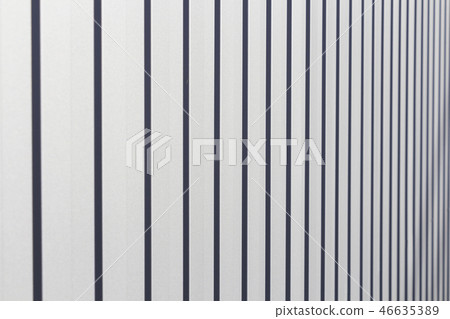 background of white and gray stripes on a metal  46635389