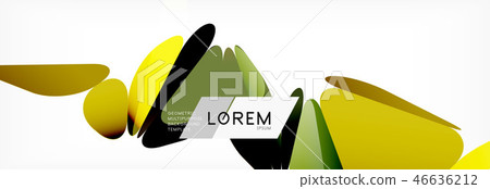 3d card on light backdrop. Abstract triangle pattern. Futuristic geometric background. 3d card on light backdrop. Abstract triangle pattern. Futuristic geometric background. 46636212