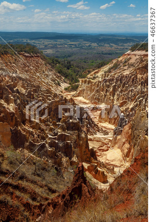 Ankarokaroka canyon in Ankarafantsika, Madagascar 46637367