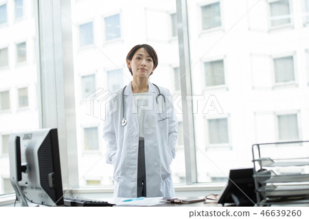 Female doctor office medical image 46639260