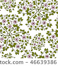 Seamless pattern with intertwining branches 46639386