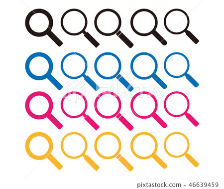 放大鏡放大鏡放大鏡矢量 46639459