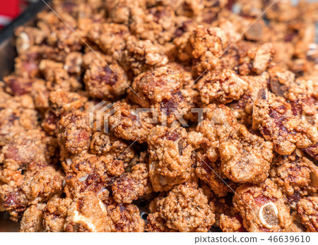 台灣 小吃 鹽酥雞 鹹酥雞 夜市 fried chicken 台湾風フライドチキン 唐揚げ 46639610