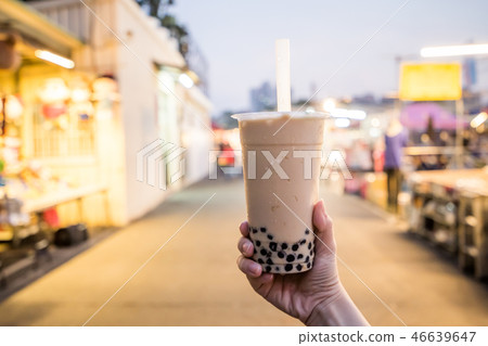 Taiwan Koburi Chinjuu Tea Night Market bubble milk tea Pearl Milk Tea Taiwan Koburi Chinjuu Tea Night Market bubble milk tea Pearl Milk Tea 46639647