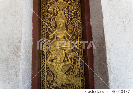 Laos, November 2016. Buddhist temple Laos, November 2016. Buddhist temple 46640487